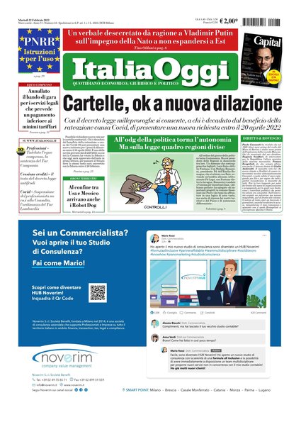 Italia oggi : quotidiano di economia finanza e politica